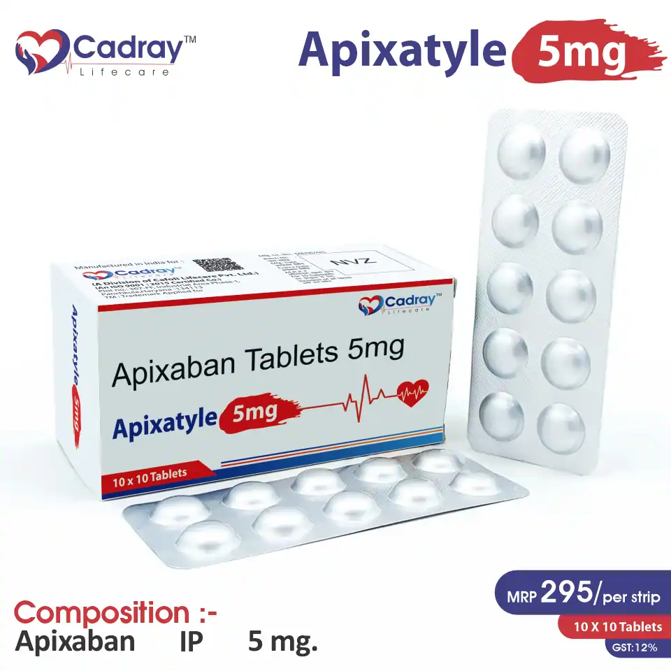 Apixaban 5mg | Best price for PCD Pharma Franchise | Anticoagulant for Stroke Prevention